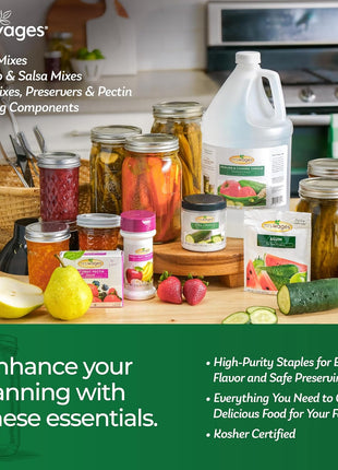 Mrs. Wages Pickle Mix, Xtra Crunch, Easy-To-Use, Fast Results, Great Taste & Crispness, Ensures Crunchiness, 5.5 oz Jar (Pack of 1)