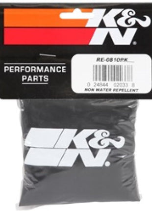 K&N RE-0810PK Black Precharger Filter Wrap - for Your RE-0810 Filter