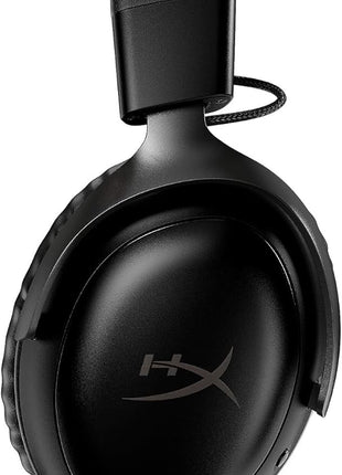 HyperX Cloud III 鈥?Wired Gaming Headset, PC, PS5, Xbox Series X|S, Angled 53mm Drivers, DTS Spatial Audio, Memory Foam, Durable Frame, Ultra-Clear 10mm Mic, USB-C, USB-A, 3.5mm 鈥?Black