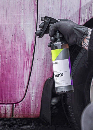 CARPRO IronX Iron Remover: Lemon Scent - Stops Rust Spots and Pre-Mature Failure of the Clear Coat, Iron Contaminant Removal - Liter with Sprayer (34oz)