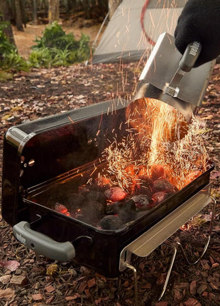 Weber Rapidfire Compact Chimney Starter – Charcoal Grill Accessory That Lights Coals in Under 15 Minutes, Ideal for Smaller Grills (Smokey Joe & Jumbo Joe)