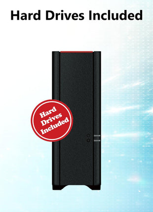 BUFFALO LinkStation 210 4TB 1-Bay NAS Network Attached Storage with HDD Hard Drives Included NAS Storage that Works as Home Cloud or Network Storage Device for Home