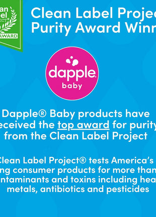 Breast Pump Wipes by Dapple Baby, Hypoallergenic & Powered by Plants, Removes Milk Residue, Leaves No Taste, Convenient Wipes Pouch, Fragrance Free, 25 Count (Pack of 1)