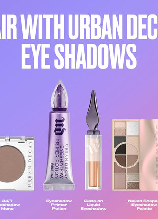 Urban Decay Shimmer Eyeshadow Primer Potion Sin - Champagne Shimmer Eye Primer for Crease-Resistant & Long-Lasting Eye Makeup, Smooths & Preps Eyelid Base, For Vibrant Color, All Skin Tones, Vegan