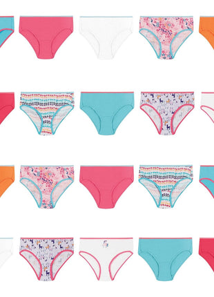 Hanes Girls' Hanes Girls' 20-pack Tagless Cotton Brief Panties