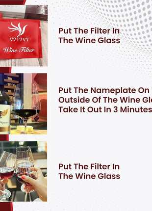 18 Pack Wine Filters, Wine Purifier To Remove Sulfite And Histamine | Wine Lover Accessories Valentine's Day Party Gifts for Men Women Him Mother Father Girlfriend Boyfriend Wife