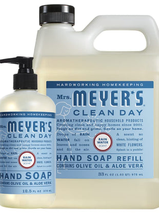 MRS. MEYER'S CLEAN DAY Hand Soap Refill, Lavender Scent, 33 Fl Oz Bottle