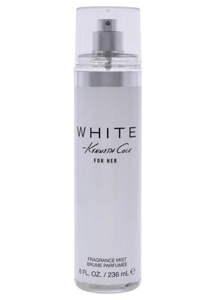 Kenneth Cole White for Her Body Mist for Women, Notes of Mandarin, Vanilla, Musk, and Orchid, Fruity, Fresh, Feminine Scent, Long-Lasting, Everyday Wear Fragrance, 8 Fl oz