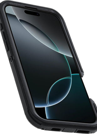 OtterBox iPhone 16 Pro Max Defender Series Case - Black (Single Unit Ships in polybag)