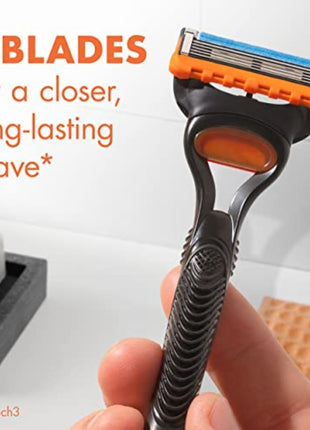 Gillette Fusion5 5-Blade Mens Razor Blade Refills, 12 Count, with Precision Trimmer