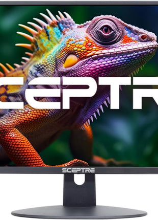 Sceptre 24-inch Prime Monitor Thin 1080p LED Monitor 99% sRGB 2x HDMI VGA Build-in Speakers, Machine Black (E248W-19203R 2025 Series) | Thin 1080p LED 99% sRGB 2x HDMI VGA Build-in Speakers, Machine Black (Series)