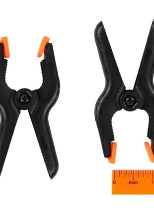 10 Packs of 3.4 inch Professional Plastic Small Spring Clamps Heavy Duty for Crafts or Plastic Clips and Backdrop Clips Clamps for Backdrop Stand,Photography, Home Improvement and so on