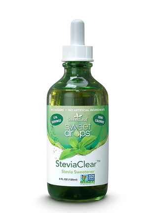 SweetLeaf Sweet Drops Liquid Stevia Sweetener, Stevia Clear, 4 oz