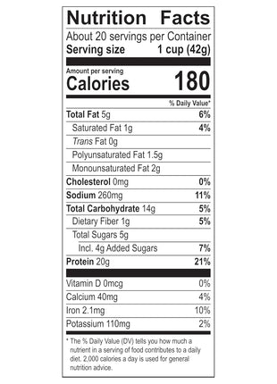 Premier Protein Mixed Berry Almond cereal, high protein cereal, protein rich breakfast or snack made with real berries and almonds, 30 Ounce - 1 Count