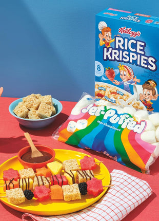 Kellogg's Rice Krispies Cold Breakfast Cereal, 8 Vitamins and Minerals, Rice Krispies Treats, Giant Size, Original, 24oz Box (1 Box)