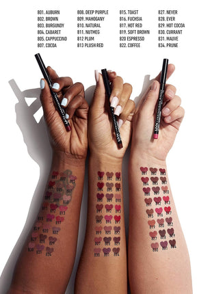 NYX PROFESSIONAL MAKEUP Slim Lip Pencil, Long-Lasting Creamy Lip Liner - Espresso