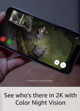 Ring Spotlight Cam Pro, Battery, Home or business security, Retinal 2K Video, Color Night Vision and Two-Way Talk with Audio+, White