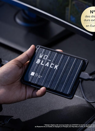 WD_Black 6TB P10 Game Drive, Portable External Hard Drive, Works with PlayStation, Xbox, & PC - WDBZ7D0060BBK-WESN