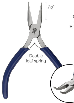 The Beadsmith Bent Chain-Nose Pliers for Crafting and Repair, Jewelry Making Supplies
