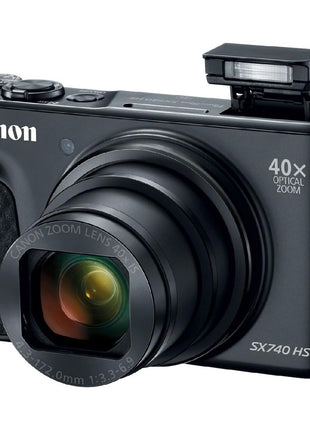 Canon Powershot SX740 HS Digital Camera (Black) | 20.3MP CMOS image sensor DIGIC 8 image processor Continuous