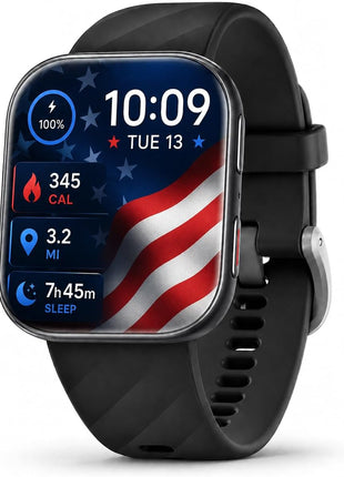 MorePro Health Fitness Tracker (Make/Answer Call), 24/7 Heart Monitor with Blood Pressure, Blood Oxygen, Sleep Tracking, 120+ Sports Modes Smart Watch with 7-Day Battery, Compatible with iOS Android