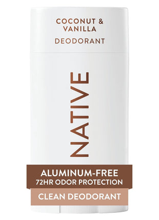 Native Deodorant Contains Naturally Derived Ingredients, 72 Hour Odor Control, Deodorant for Women and Men, Aluminum Free, Coconut & Vanilla 2.65oz