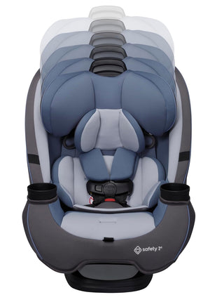Safety 1st Grow and Go All-in-One Convertible Car Seat, Rear Facing, 5-40 lbs, Forward Facing (30–65 lbs), High Back Booster Seat 40-100 pounds, Alaskan Blue
