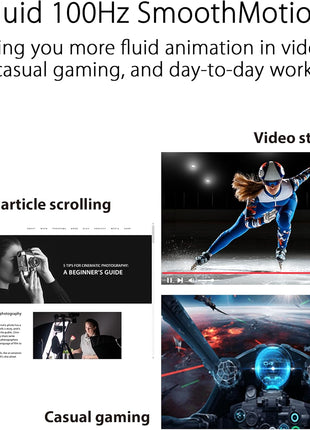 ASUS 27 Inch Monitor - 1080P, IPS, Full HD, Frameless, 100Hz, 1ms, Adaptive-Sync, for Working and Gaming, Low Blue Light, Flicker Free, HDMI, VESA Mountable, Tilt - VA27EHF