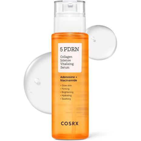 COSRX 5PDRN Daily Rough Skin Serum, Beauty Serum, PDRN Serum, 5 Types of PDRN, Large Capacity, Sensitive Skin, Low Molecular Collagen, Tested for Human Body, Korean Skin Care, COSRX Essence, Skin Care, Korean Cosmetics