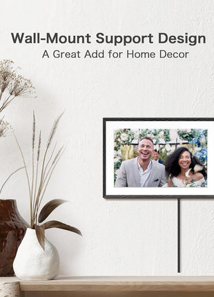 Frameo Digital Picture Frame, 10.1'' Frameo Digital Photo Frame WiFi, 32GB | 1280*800 HD Touch Screen Digital Photo Frame for Wall, Share Photo Video, Birthday Gifts for Women, Wedding Gifts for Couple