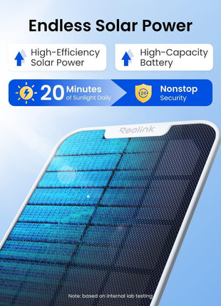 REOLINK Argus PT Ultra First 4K Solar Security Cameras Wireless Outdoor | 360° Pan Tilt Auto-Tracking, 8MP Color Night Vision, 2.4/5 GHz Wi-Fi 6, No Subscriptions, Home Hub Compatible