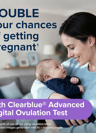 Clearblue Advanced Digital Ovulation Test Kit, 32 Count
