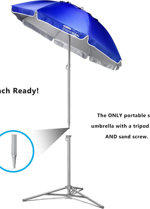 Wondershade Ultimate Portable Sun Shade Umbrella for Instant Lightweight and Adjustable Sun Protection - Blue