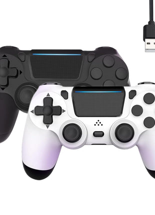MOVONE Wireless Controller Dual Vibration Game Joystick Controller for Ps4 Controller/Slim/Pro,Compatible with PS4 Console (black)