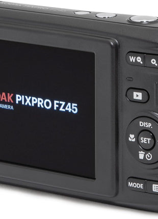 KODAK PIXPRO FZ45 16MP Compact Digital Camera, 4X Optical Zoom, AA, Blue | 1080p Full HD Video, 27mm Wide Angle Lens, 2.7 Inch LCD, Point and Shoot, Digicam, Travel and Family Photos