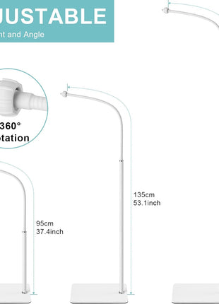 68.8inch Adjustable Height Baby Monitor Floor Stand Holder for HelloBaby HB6550/HB65/HB6558/HB66/HB248,Nanit Pro Smart Baby Monitor & Flex Stand,ANMEATE SM935E/SM650,Bonoch Baby Camera