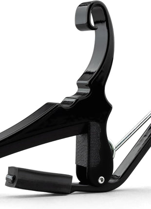 Kyser Quick-Change Guitar Capo for 6-string acoustic guitars, Black, KG6BA