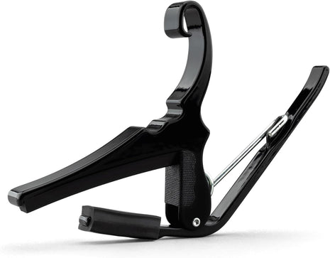Kyser Quick-Change Guitar Capo for 6-string acoustic guitars, Black, KG6BA