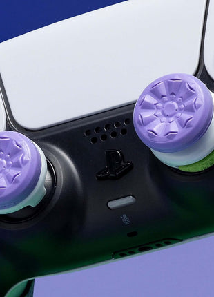 KontrolFreek Aim Boost Kit for PlayStation 5 (PS5) and PlayStation 4 (PS4) Controller | Includes Performance Thumbsticks and Precision Rings | Galaxy Edition