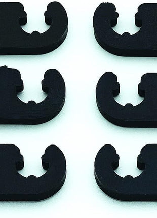 Mr. Gasket 9728 Wire Separators - Plastic - 7 mm / 8 mm - Black
