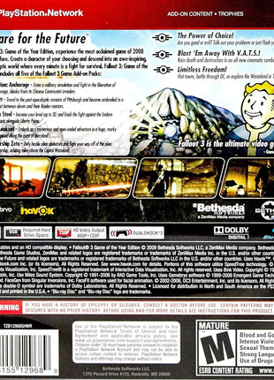 Fallout 3 - PlayStation 3 Game of the Year Edition