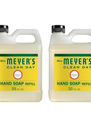MRS. MEYER'S CLEAN DAY Hand Soap Refill, Lavender Scent, 33 Fl Oz Bottle