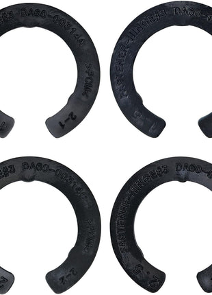4 Pcs DA99-04158A Hinge Shims Refrigerator Door Height Adjustment Kits | For Samsung 3282540, Refrigerator Door Swing Limiter, Fits Refrigerator Door Parts, Fit DA60-00314C, 4 Different Thickness