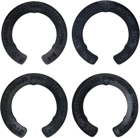 4 Pcs DA99-04158A Hinge Shims Refrigerator Door Height Adjustment Kits | For Samsung 3282540, Refrigerator Door Swing Limiter, Fits Refrigerator Door Parts, Fit DA60-00314C, 4 Different Thickness