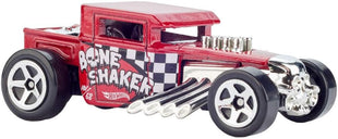 Hot Wheels Toy Cars, 5-Pack of 1:64 Scale Toy Cars with Collectible Deco & Packaging, Core Mattel 80th Anniversary Set of 5 Vehicles