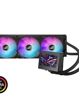 ASUS ROG Ryujin III 360 All-in-one Liquid CPU Cooler with 360mm Radiator. Asetek 8th gen Pump, 3X Noctua industrialPPC 120mm Fans, 3.5" Color LCD, 6 Year Warranty