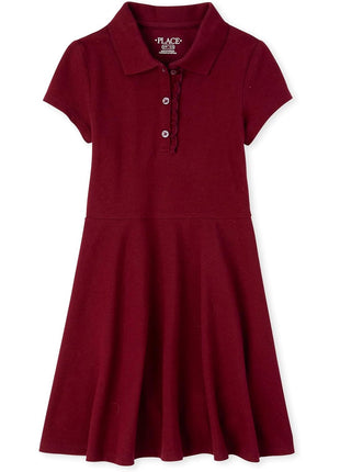 The Children's Place Girls' Pique Polo Dress