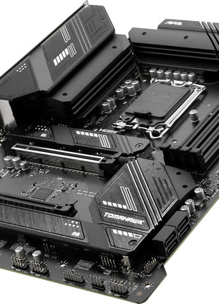 MSI MAG B760 Tomahawk WiFi Gaming Motherboard (Supports 12th/13th/14th Gen Intel Processors, LGA 1700, DDR5, PCIe 5.0, M.2, 2.5Gbps LAN, USB 3.2 Gen2, HDMI/DP, Wi-Fi 6E, Bluetooth 5.3, ATX)