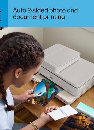 HP Envy 6555e Wireless All-in-One Color Inkjet Printer, Portobello, Print, scan, copy, Duplex printing Best-for-home, 3 month Instant Ink trial included, AI-enabled (714N5A)