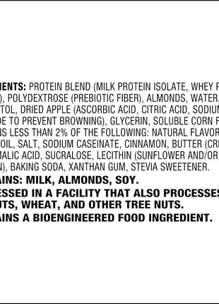Quest Nutrition Apple Pie Protein Bar, 20g Protein, 4g Net Carbs, 2g Sugar, Gluten Free, Keto Friendly, 12 Count